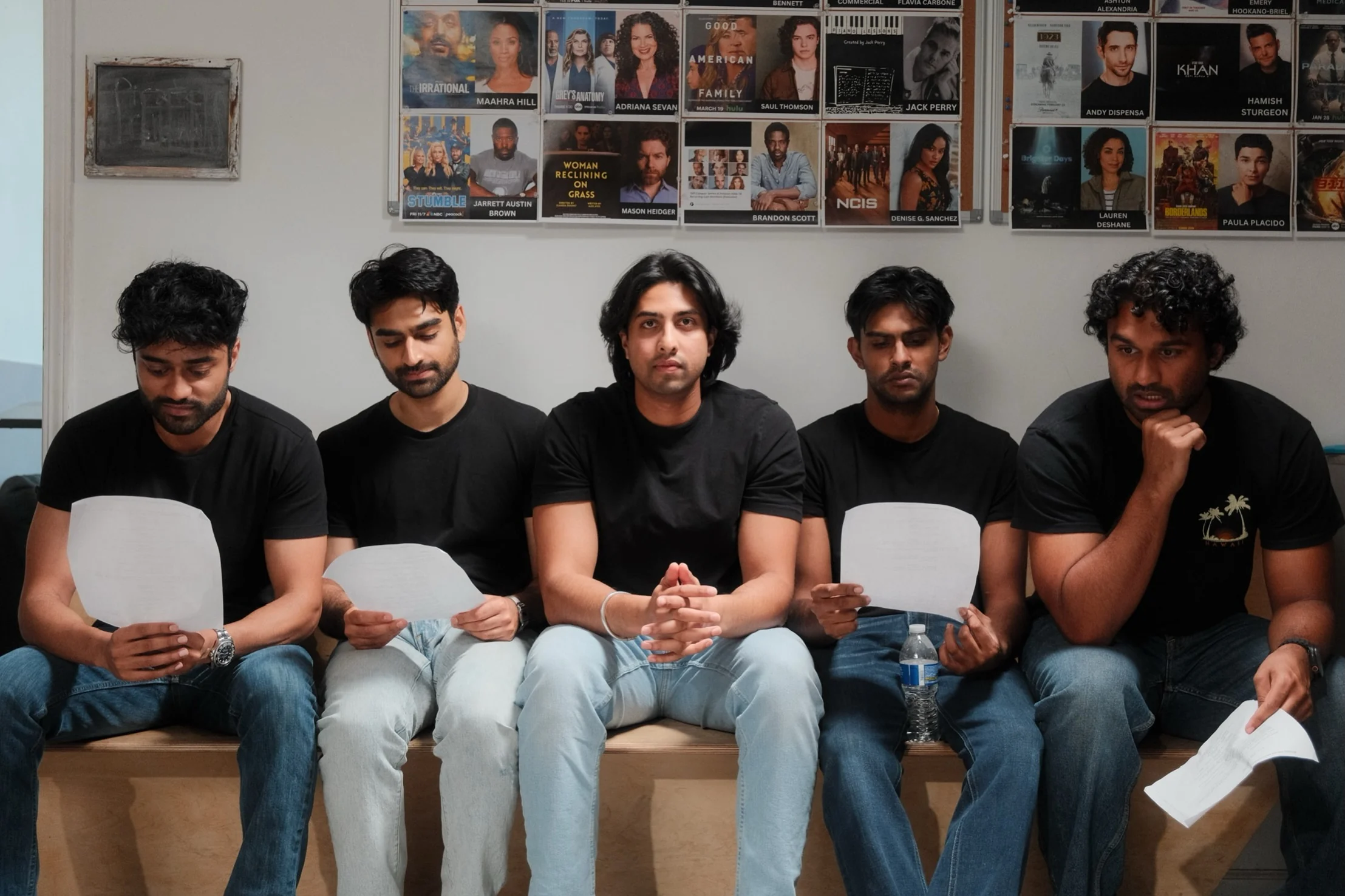 The Typecast production team in a behind-the-scenes photograph shared by Prema Creative Co.